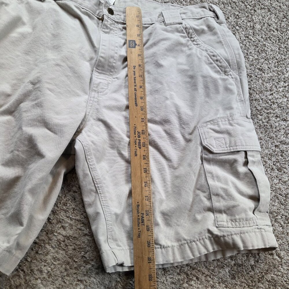 Carhartt Cargo Shorts Men's 42 Beige Utility Outdoor Workwear Read* - Picture 4 of 8